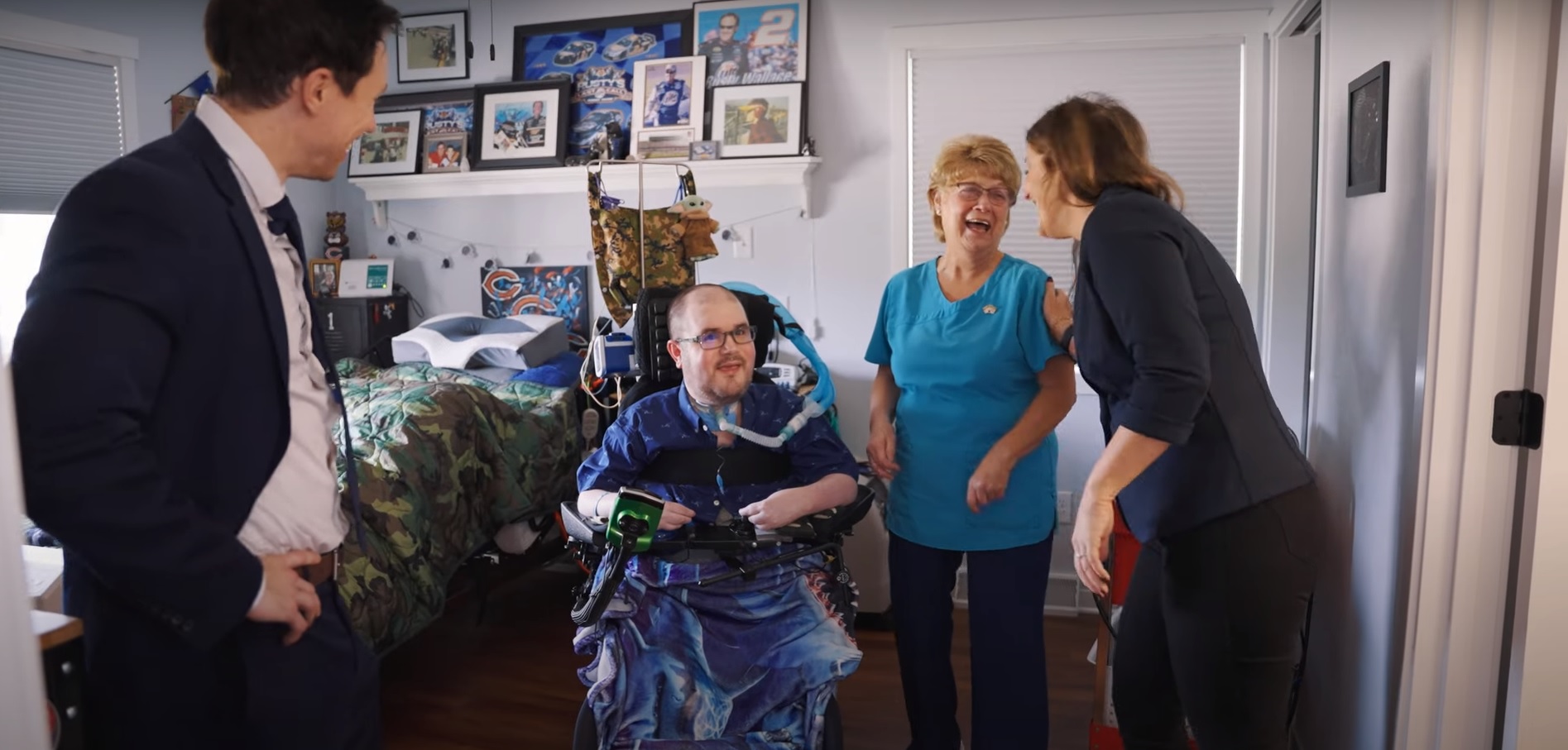 Barb Buttchen with her patient and office staff