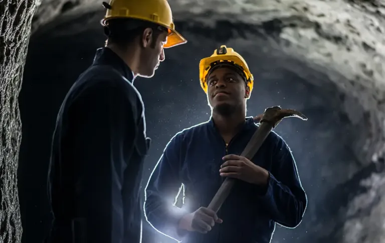 Department of Labor Workers' Compensation Program promotional image from Maxim Healthcare, showing patient care options and program benefits.