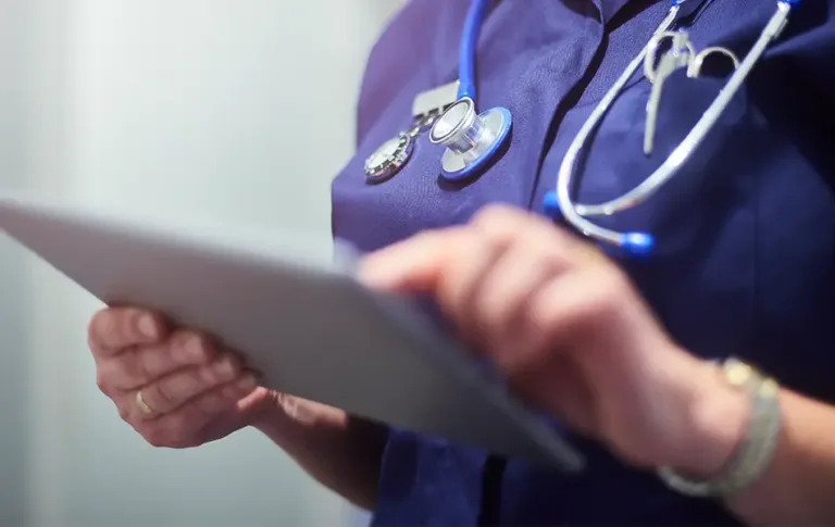 Maxim Healthcare visual promoting referral partnerships, showcasing collaboration in providing healthcare services.