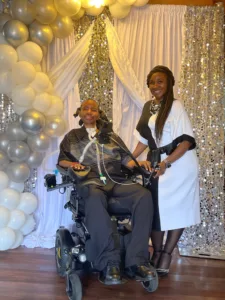 Michele and her husband. 