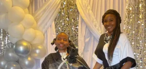 Michele and her husband.